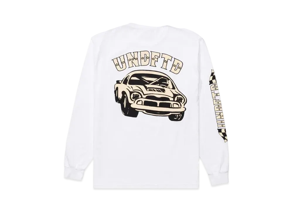 UNDEFEATED Drag L/S Tee "White"