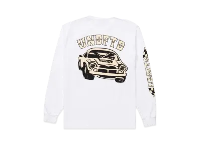 UNDEFEATED Drag L/S Tee "White"