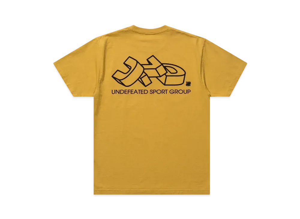 UNDEFEATED Top Heavy S/S Tee "Yellow"