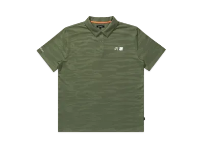 UNDEFEATED x Malbon Performance Polo "Olive"