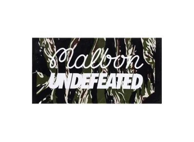 UNDEFEATED x Malbon Golf Towel "Black"