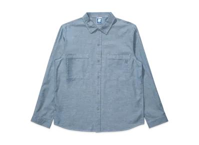 UNDEFEATED Chambray L/S Shirt "LT Blue"