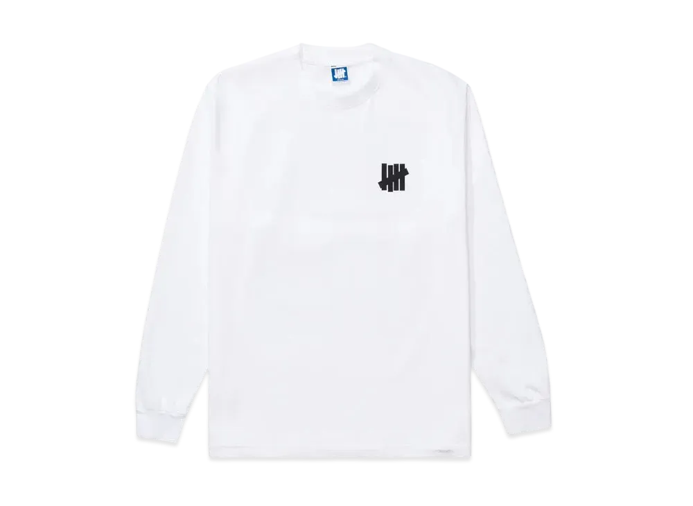 UNDEFEATED Blacktop L/S Tee "White"