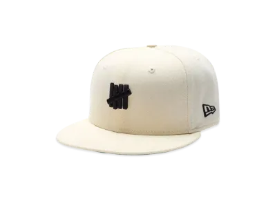 UNDEFEATED x NE Icon Fitted "Off White"