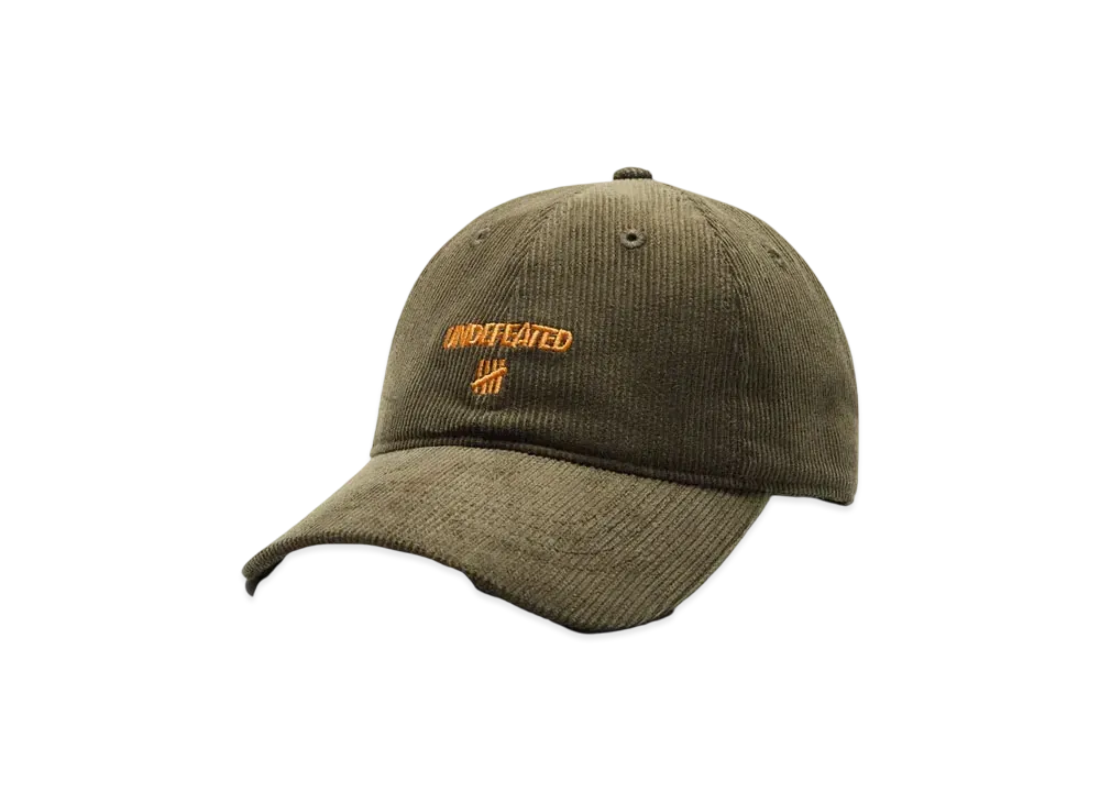 UNDEFEATED Corduroy Strapback "Olive"