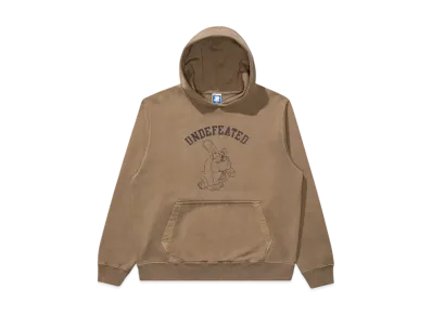 UNDEFEATED Bulldog Pullover Hood "Beige"