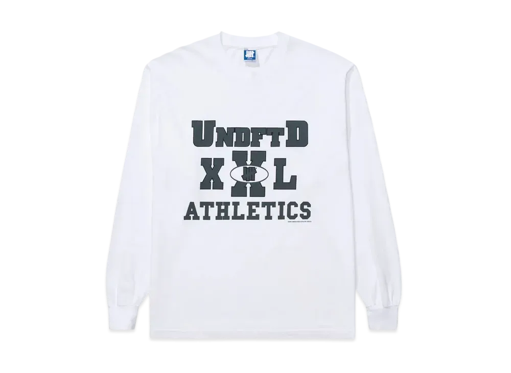 UNDEFEATED Varsity L/S Tee "White"