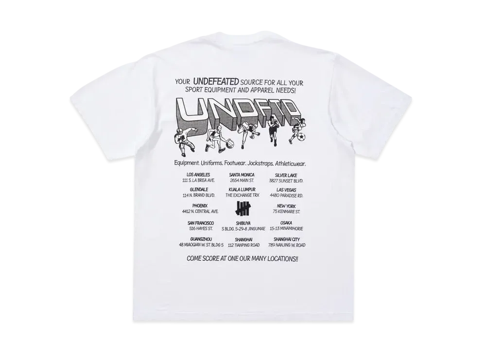 UNDEFEATED Team Store S/S Tee "White"