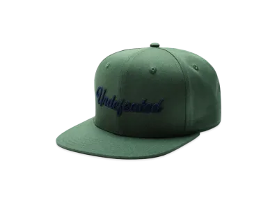 UNDEFEATED Script Logo Snapback "Green"