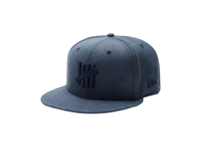 UNDEFEATED x Ne Icon Canvas Fitted "Navy"