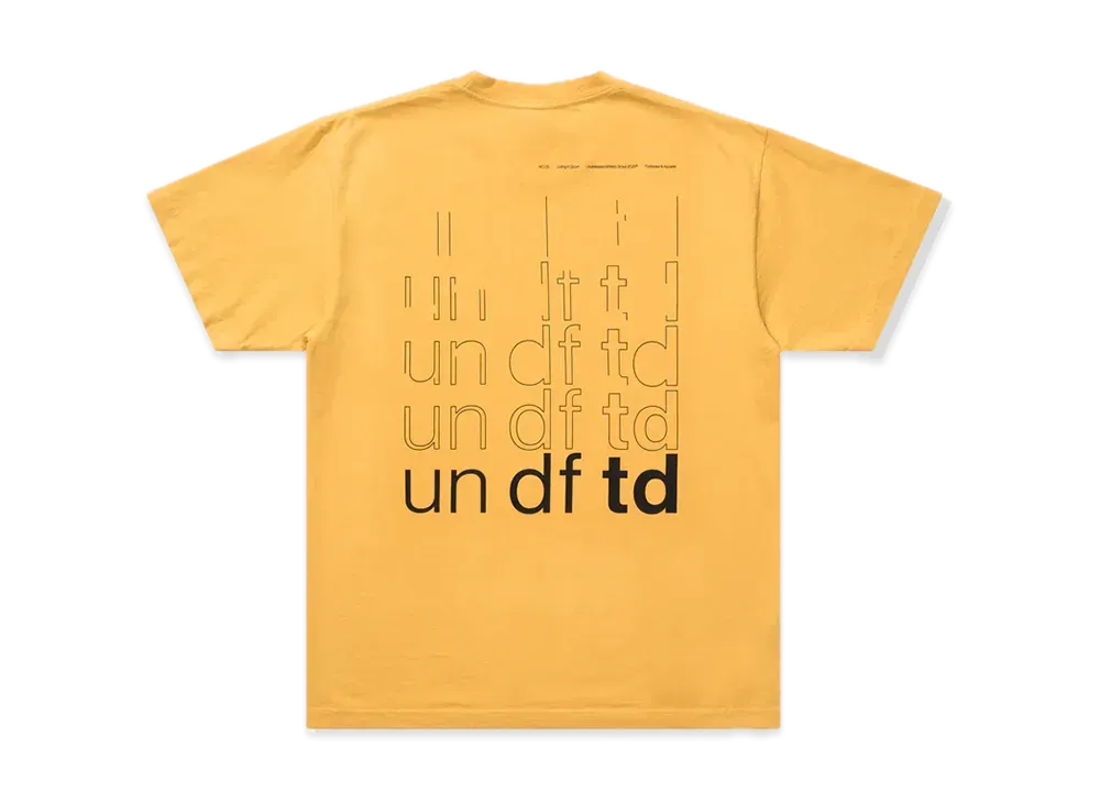 UNDEFEATED Process S/S Tee "Yellow"