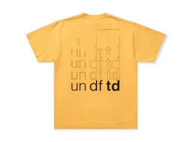 UNDEFEATED Process S/S Tee "Yellow"