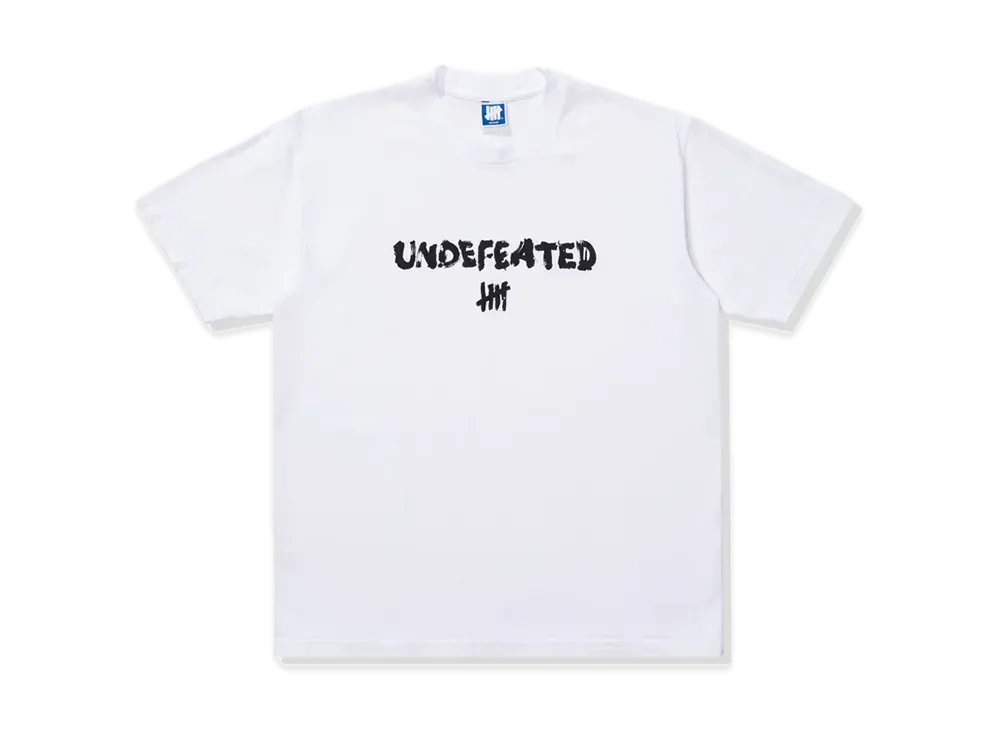 UNDEFEATED Paint S/S Tee "White"