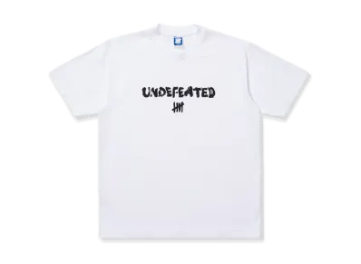 UNDEFEATED Paint S/S Tee "White"