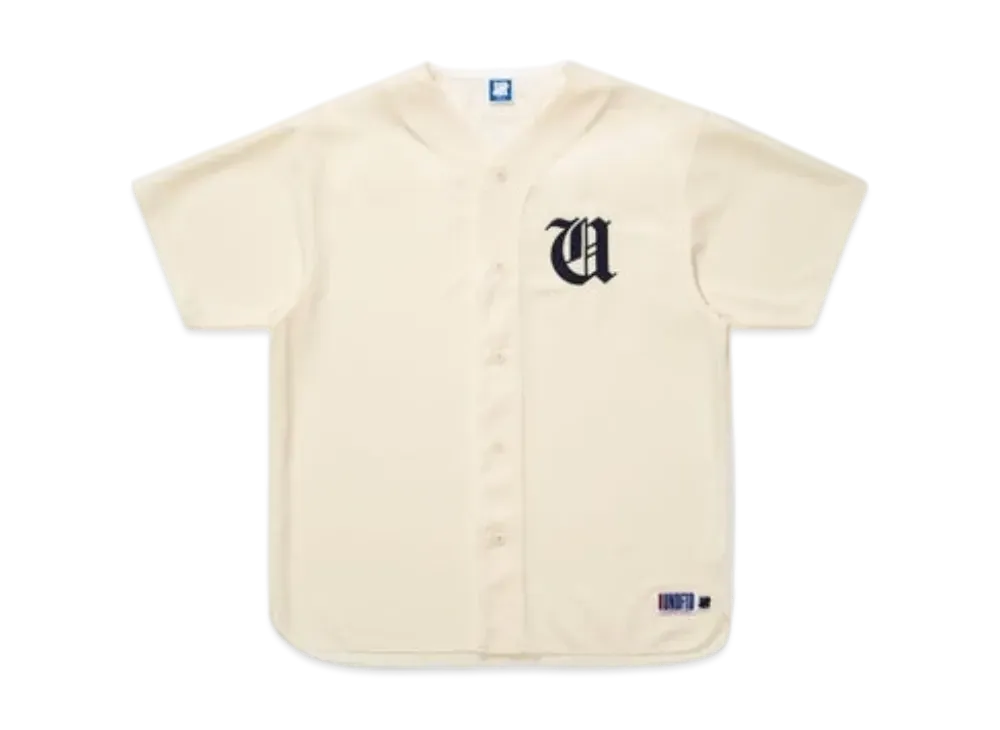 UNDEFEATED O.E. S/S Baseball Jersey "Off White"