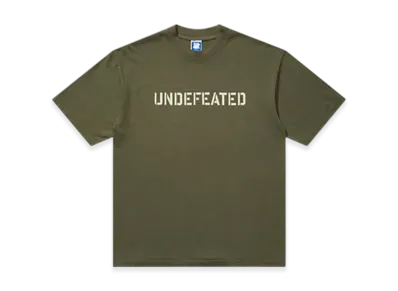 UNDEFEATED Stencil S/S Tee "Olive"