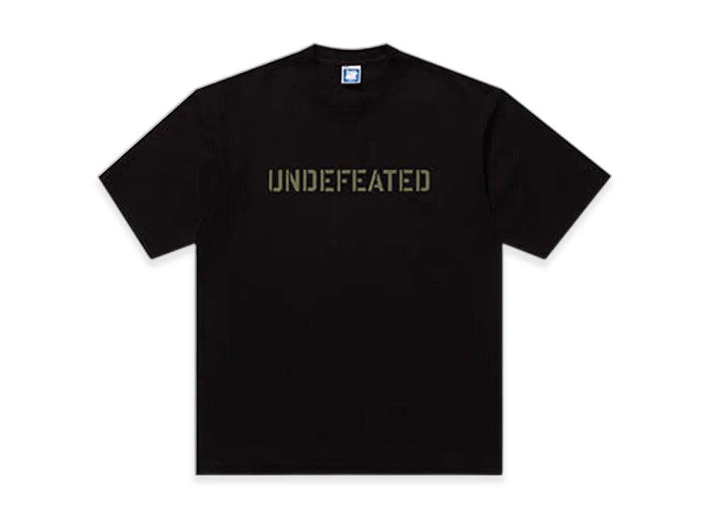 UNDEFEATED Stencil S/S Tee "Black"