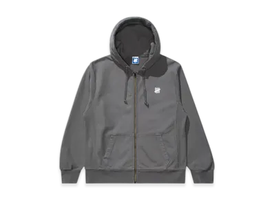 UNDEFEATED Icon Zip Hood "Gray"
