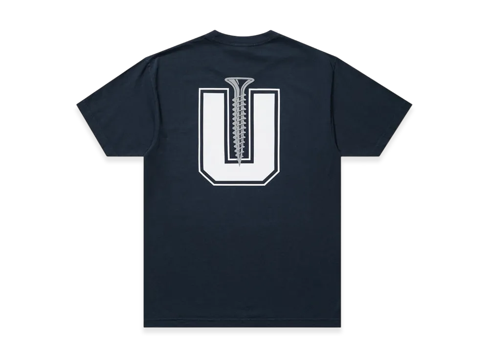 UNDEFEATED Screw U S/S Tee "Navy"