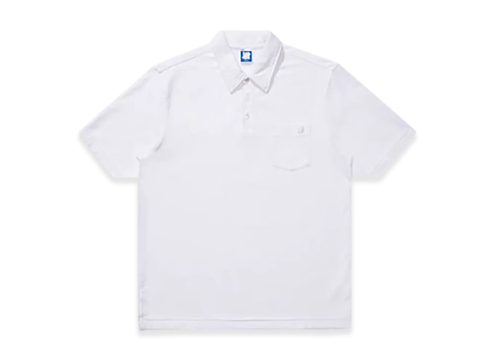 UNDEFEATED S/S Polo Tee "White"