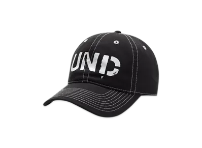 UNDEFEATED Distressed Strapback "Black"