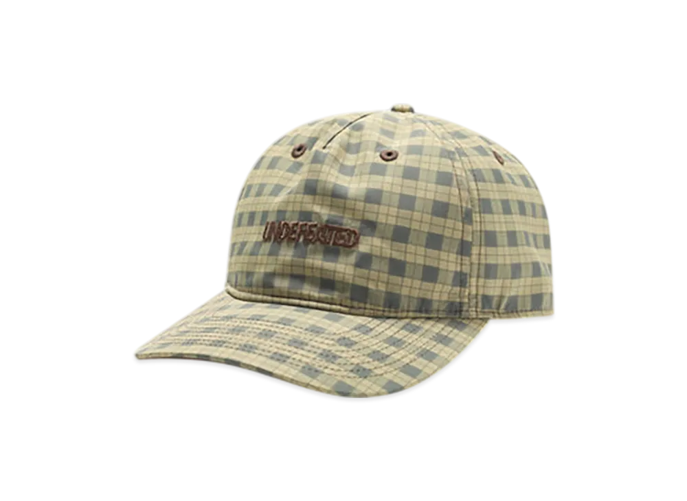 UNDEFEATED Plaid Snapback "Brown"