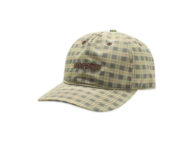 UNDEFEATED Plaid Snapback "Brown"