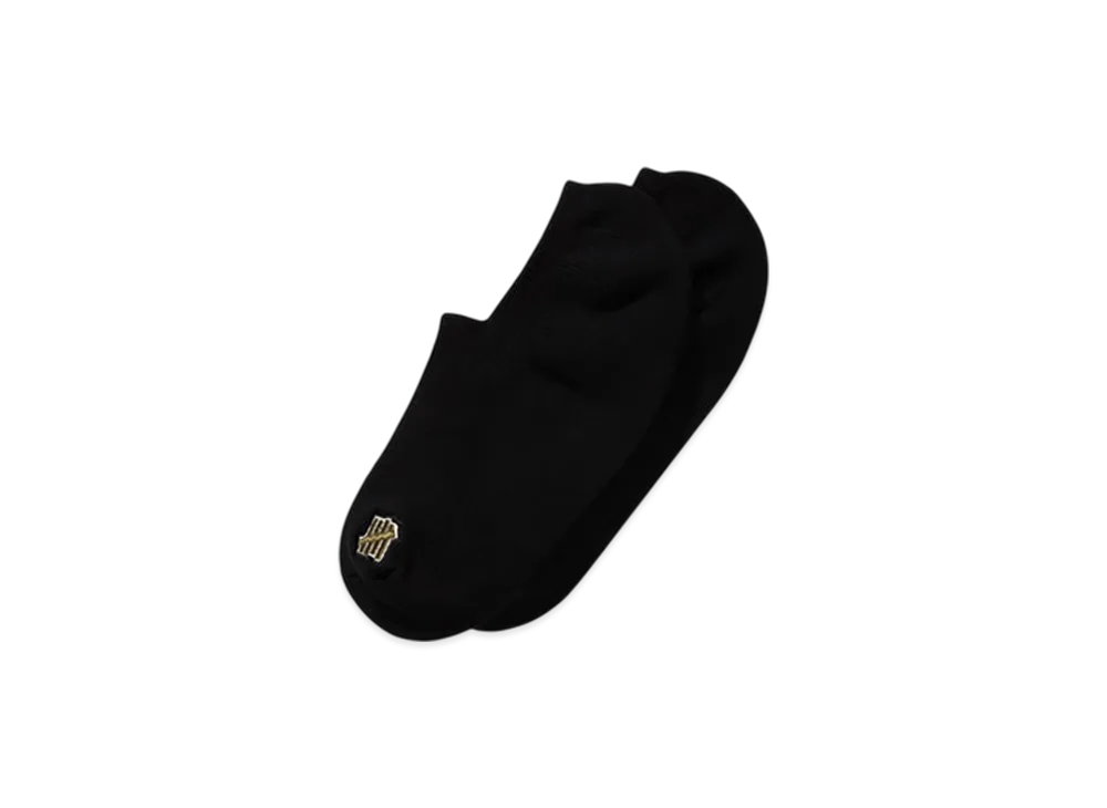 UNDEFEATED Premium Icon No Show Sock "Black"