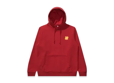 UNDEFEATED Icon Pullover Hood "Red"