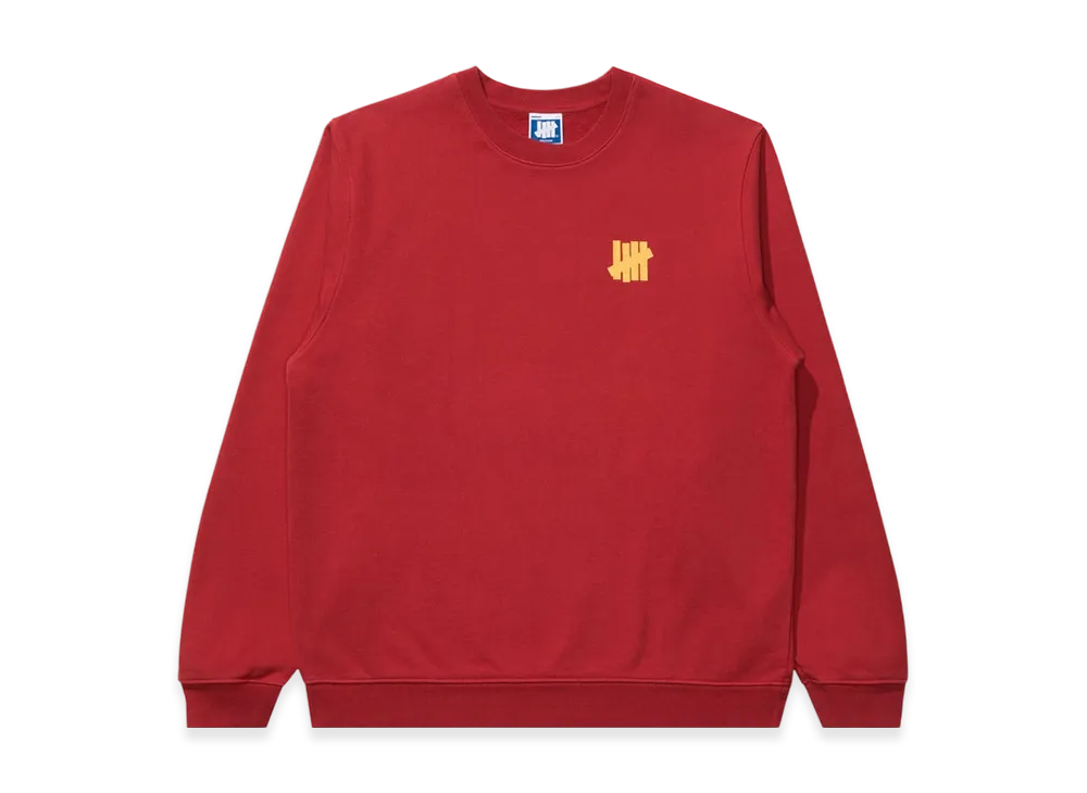 UNDEFEATED Icon Crewneck "Red"