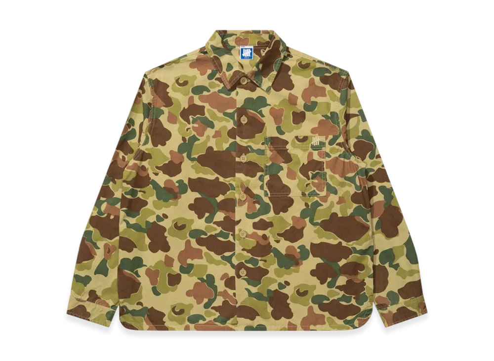 UNDEFEATED Ripstop L/S Workshirt "Camo"