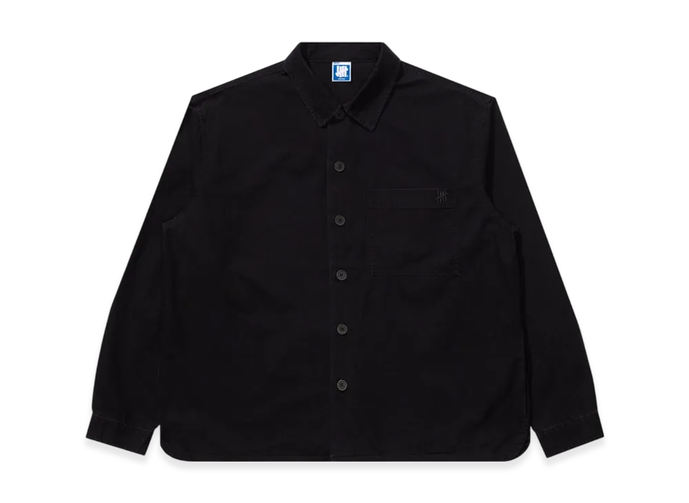 UNDEFEATED Ripstop L/S Workshirt "Black"