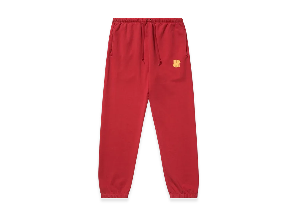 UNDEFEATED Icon Sweatpant "Red"