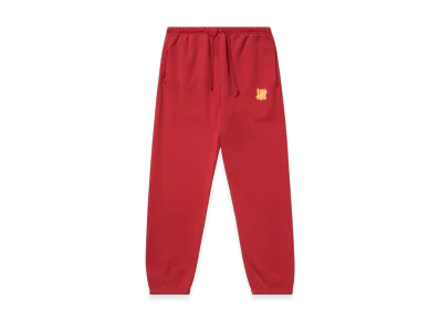 UNDEFEATED Icon Sweatpant "Red"