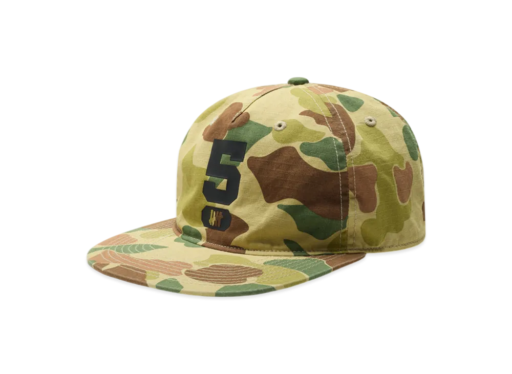 UNDEFEATED Slouchy 5 Panel Snapback "Camo"