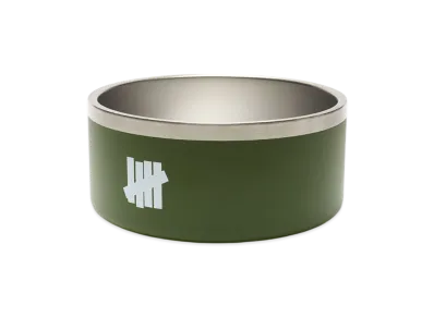 UNDEFEATED Insulated Dog Bowl "Olive"