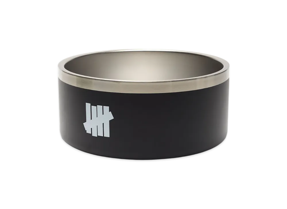 UNDEFEATED Insulated Dog Bowl "Black"
