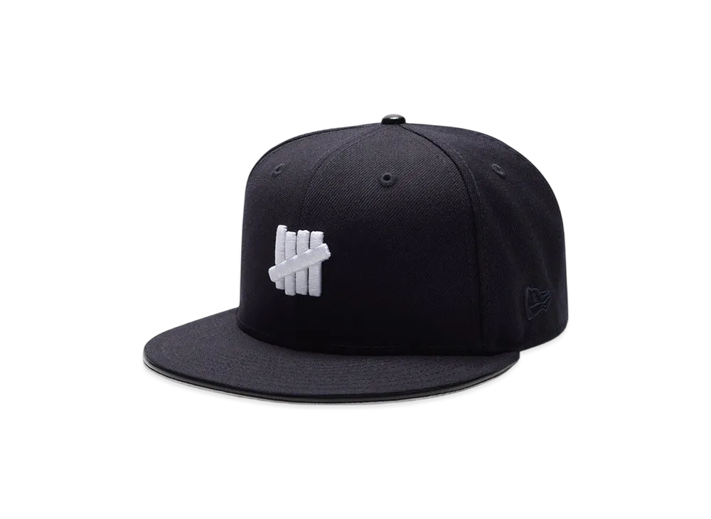 UNDEFEATED x NEW ERA Wool Icon Fitted "Navy"