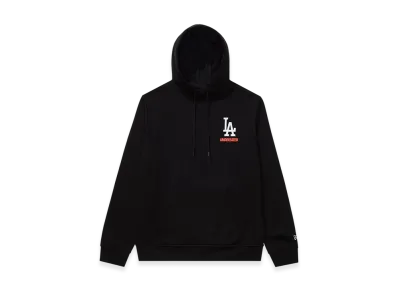 UNDEFEATED x New Era x Los Angeles Dodgers Stacked Logo Hoodie "Black"