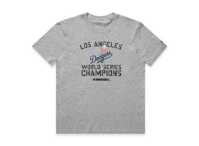 UNDEFEATED x New Era x Los Angeles Dodgers Stencil S/S Tee "Heather Grey"