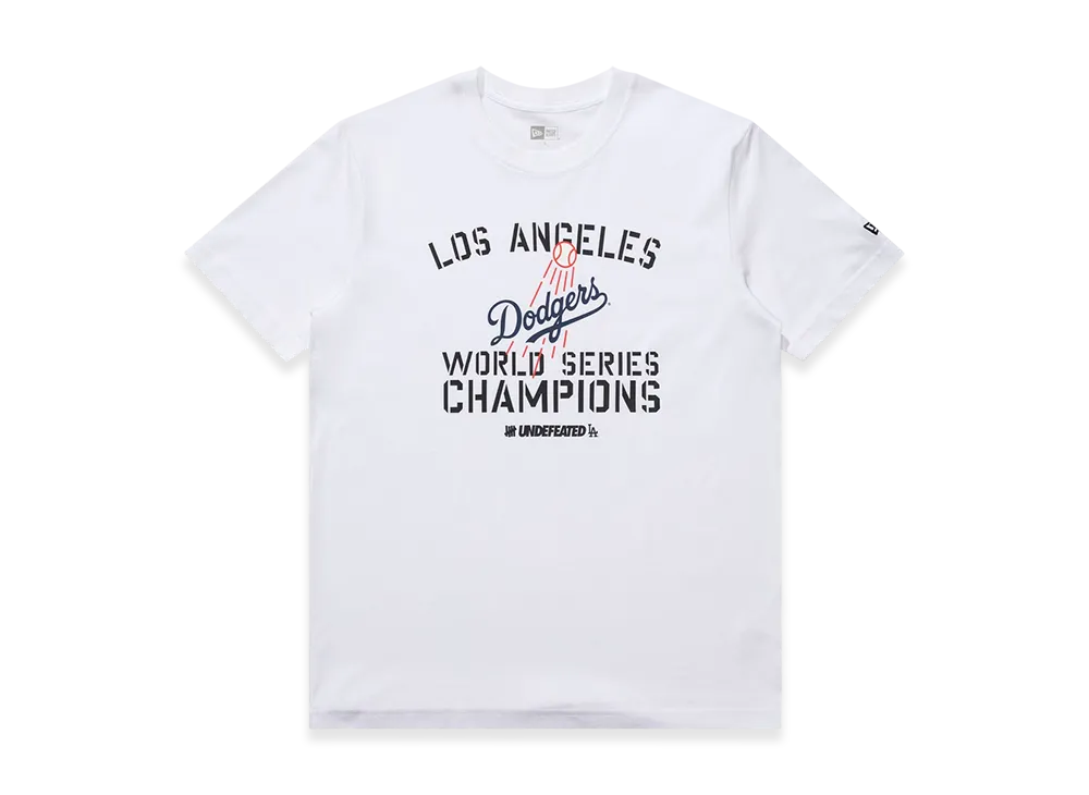 UNDEFEATED x New Era x Los Angeles Dodgers Stencil S/S Tee "White"