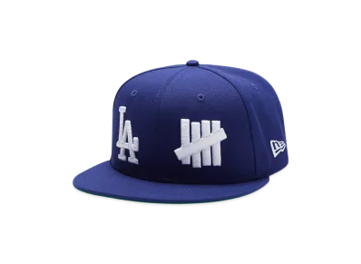UNDEFEATED x New Era x Los Angeles Dodgers Logos Fitted "Royal"