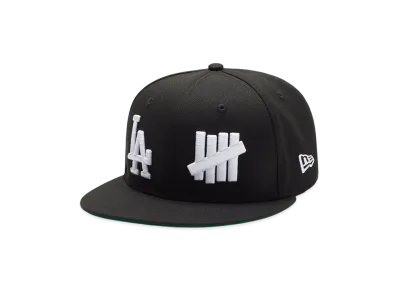 UNDEFEATED x New Era x Los Angeles Dodgers Logos Fitted "Black"
