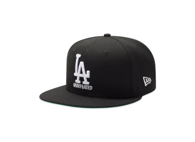 UNDEFEATED x New Era x Los Angeles Dodgers Stacked Logo Fitted "Black"