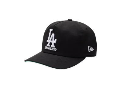 UNDEFEATED x New Era x Los Angeles Dodgers Stacked Logo Snapback "Black"