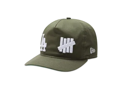UNDEFEATED x New Era x Los Angeles Dodgers Logos Snapback "Olive"