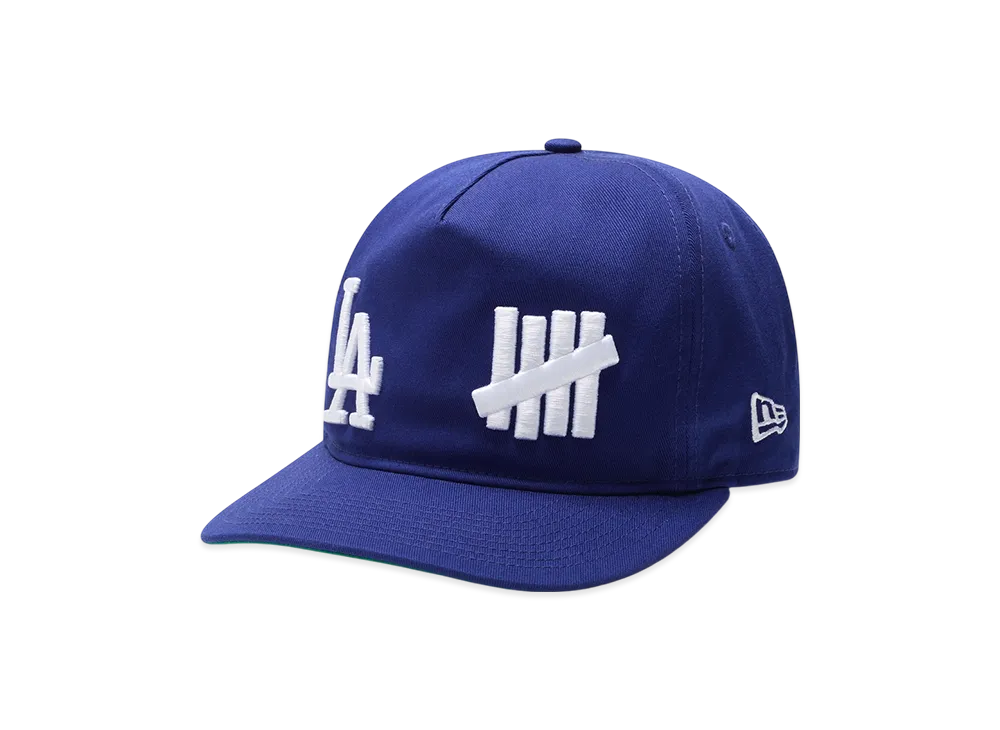 UNDEFEATED x New Era x Los Angeles Dodgers Logos Snapback "Royal"