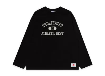 UNDEFEATED L/S Football Jersey "Black"