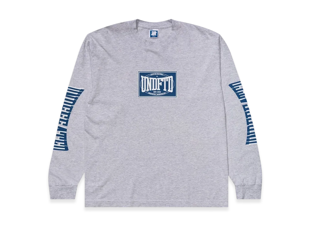 UNDEFEATED Knockout L/S Tee "Gray"