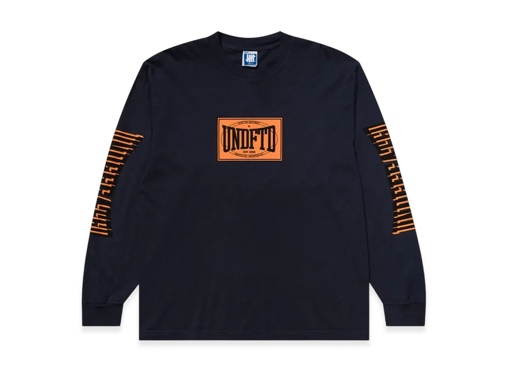 UNDEFEATED Knockout L/S Tee "Navy"